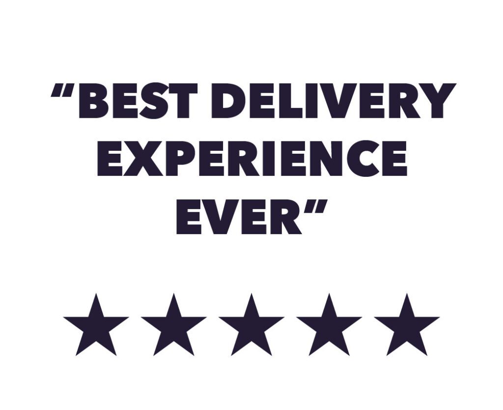 BEST DELIVERY EXPERIENCE EVER REVIEW